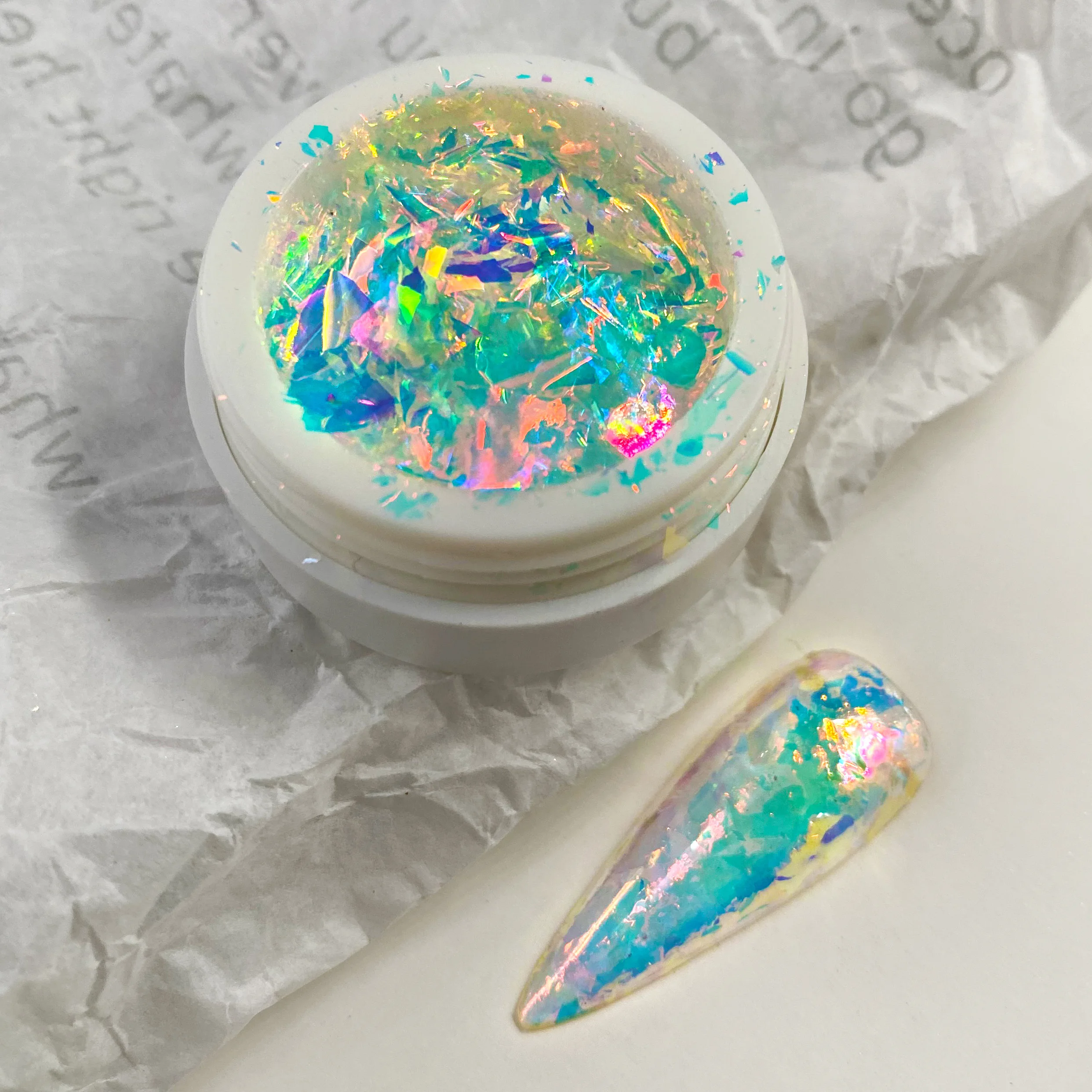 Cosmetic Multi Chrome Irregular Sparkly Color Shifting Art Flakes Eye Shadow Chameleon for Decoration Resin Nails Art