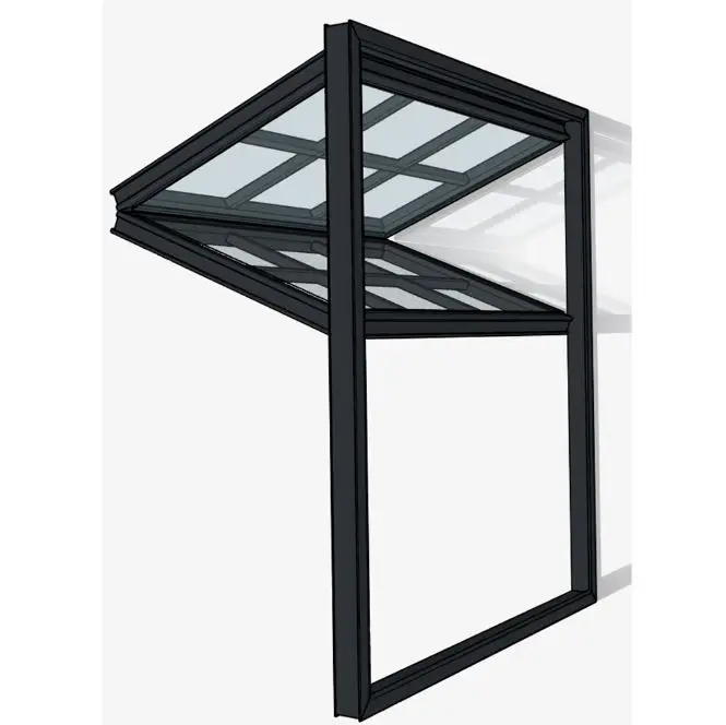 CLAERVIEW High Quality Electric Vertical Lift And Up Folding Window