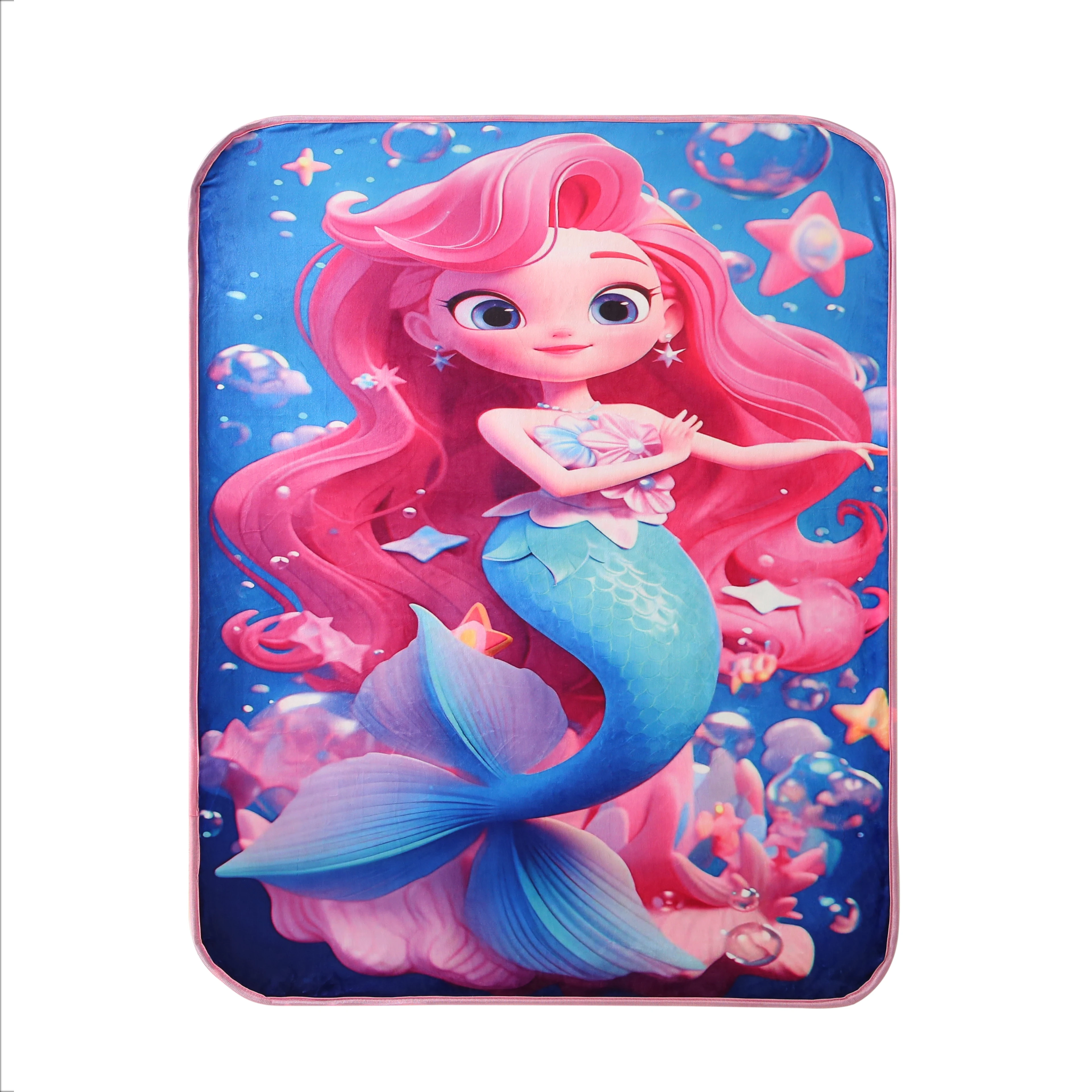 2-слойное супермягкое флисовое детское одеяло с 3D-печатью