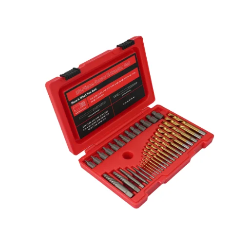 Manufacture 35 Pcs Screw Extractors And Drill Bit Set Drill Bits Spiral Screw Extractor For Removing Broken Studs Socket Screws