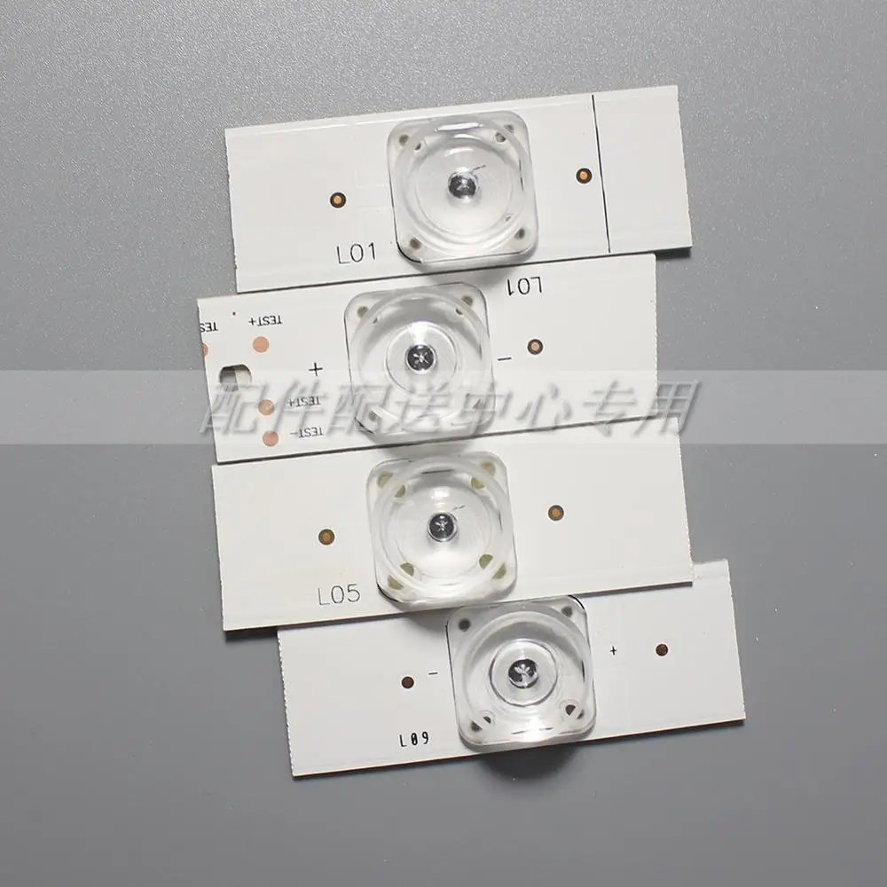 100pcs x Led Strips 3v Bulbs Diodes 32-65 inch Tv Optical Concave Lens Fliter Backlight w/ cable Double-side Tape