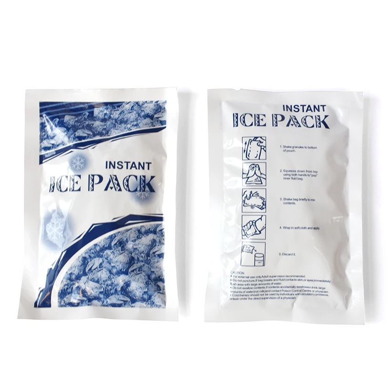 Custom First Aid Medical Non Toxic Ice Wraps Ice Bags Instant Cold Pack Ice Packs