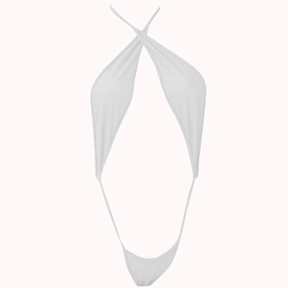 Custom Wholesale New Design Braided Straps Sexi Thong Swimwear G-string Micro Sexy Bikini One Piece Swimsuit