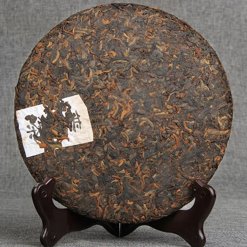 
Chinese Fermented Puer Tea Shu Puer Bing Compressed Cake 357g Puerh Tea 