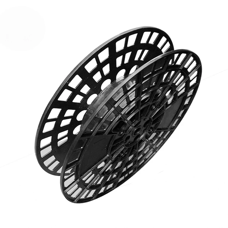 640mm Black Plastic Spool For electrical terminal connector Cable spool For Sale