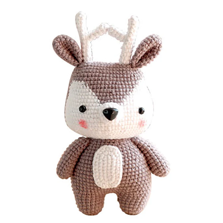 Creative Cartoon Knitting Handmade Doll Diy Material Package For Children