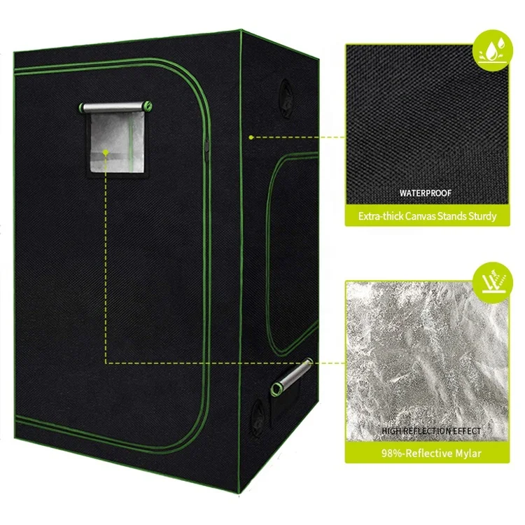 SINOWELL гидропоники ткань Гроу тент 80x80x160 100x100x200 240x120x200 240x240x200
