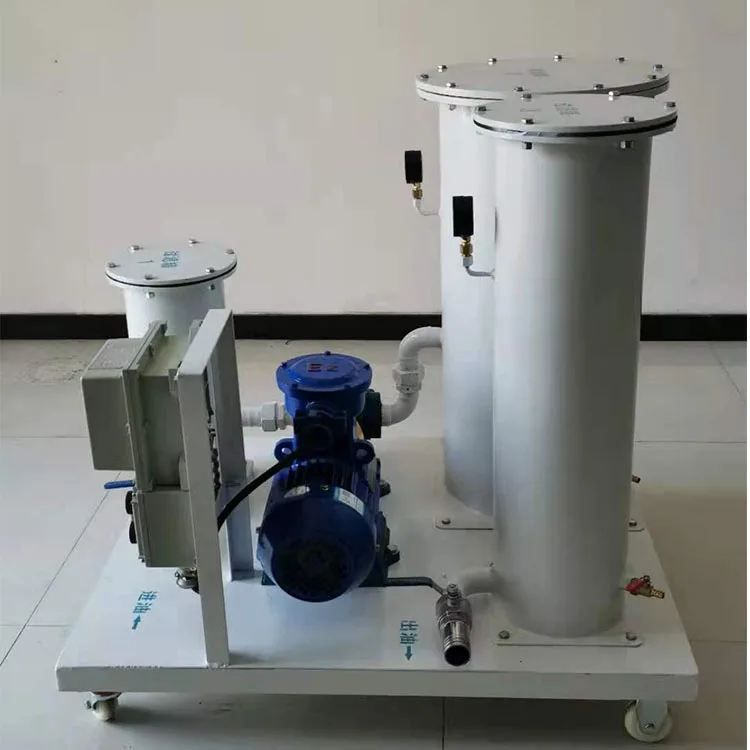 Portable vacuum lubricating oil purification transformer oil filtering machines hydraulic oil purifier