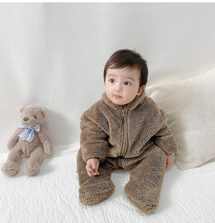 Модный Свободный стиль мультфильм аниме ванная утолщенный бархатный Детский комбинезон платье Пижама комплект