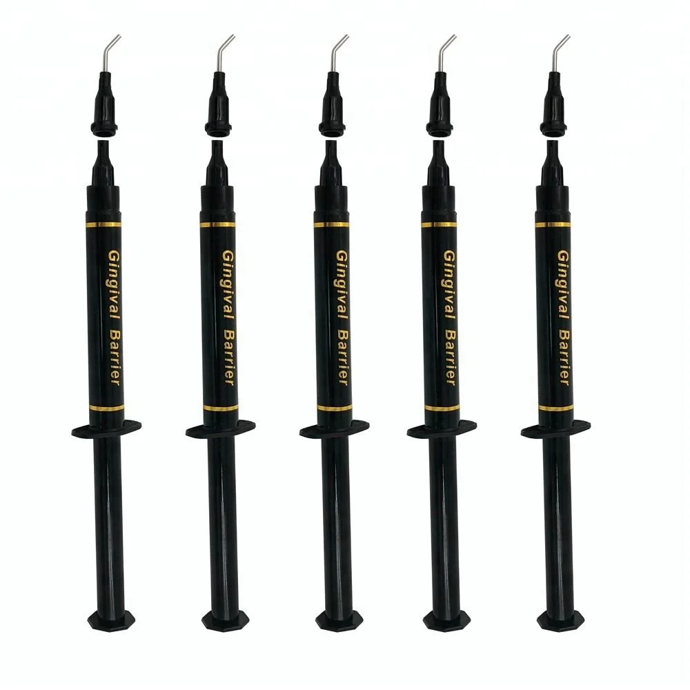 Professinal 3ml Dental Gingival Barrier Protection Gel Syringe Dental Gum Protector Gel for Teeth Whitening