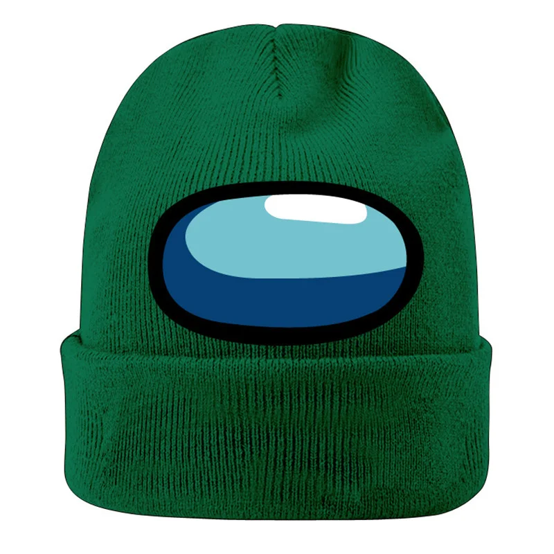 Kids Boys Girls hot Game Among Us Impostor Printing knitted Hats For Children Cold Proof Keep Warm Short hats