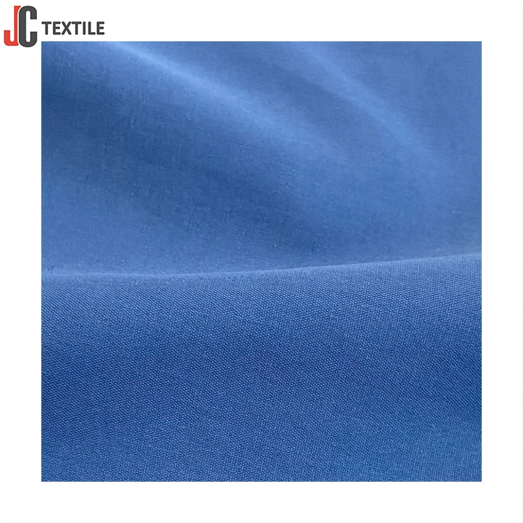 Professional Factory 100% Polyester Fabric Color Dye Sateen Plain Fabrics For Dresses