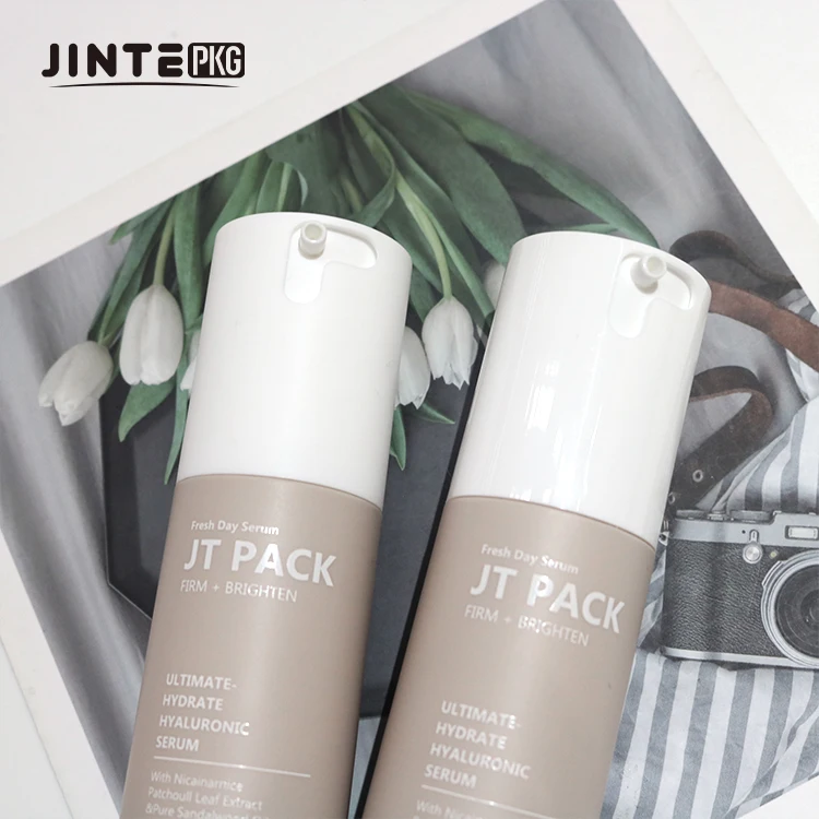 15ml 30ml 50ml New Arrival Luxury Sunscreen Bottle Plastic Round Shaped Sunblock Sunscreen BB Cream Lotion Bottle