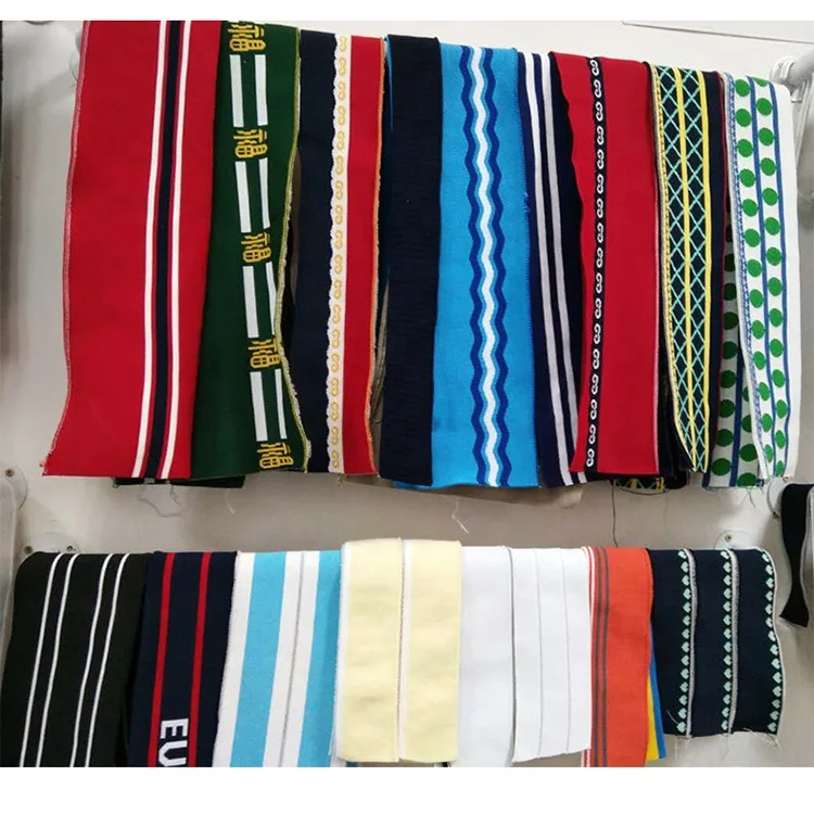 
Double Color High Stretch Knitting Fabric Collar And Cuff Rib is used in high grade Polo shirts 