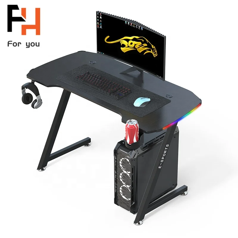 oem custom gaming pc computer racing table multifuncinonal gaming desk