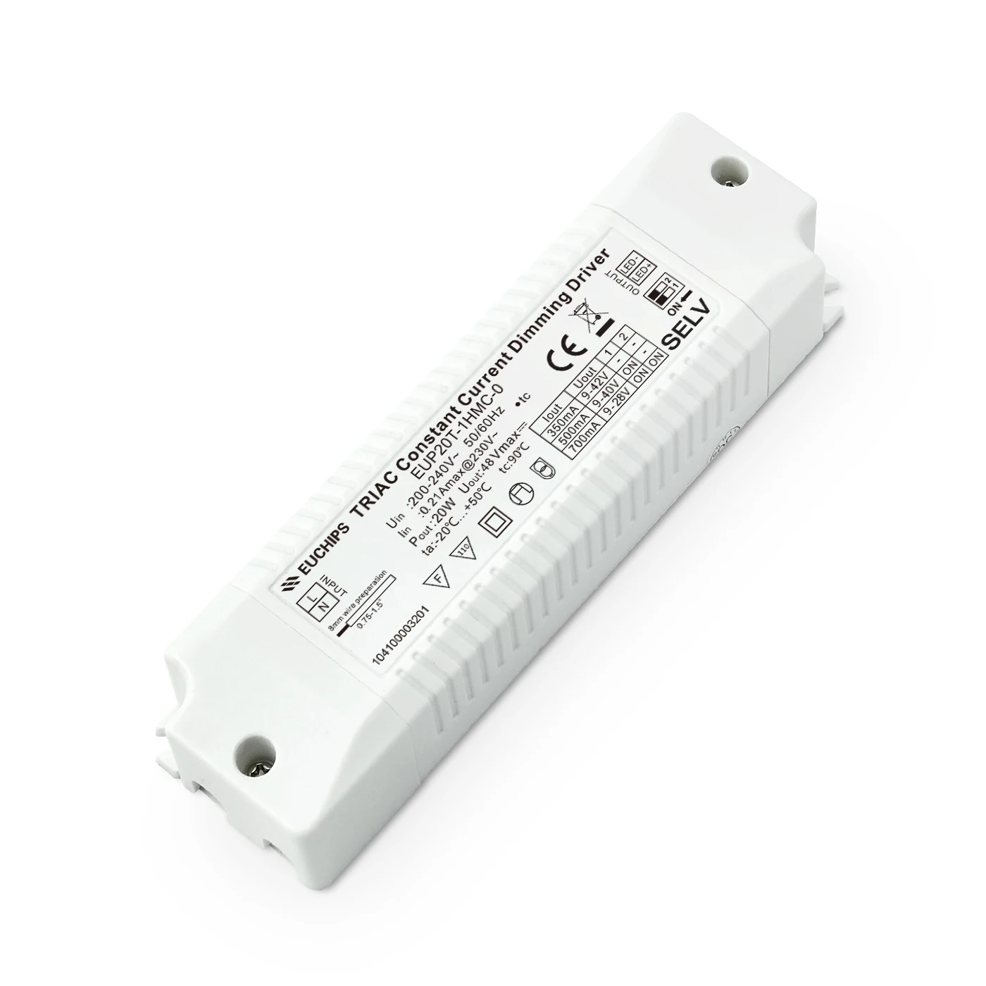 EUCHIPS Original 10W 12W 15W 20W 30W 45W 60W LED Dimmable triac driver