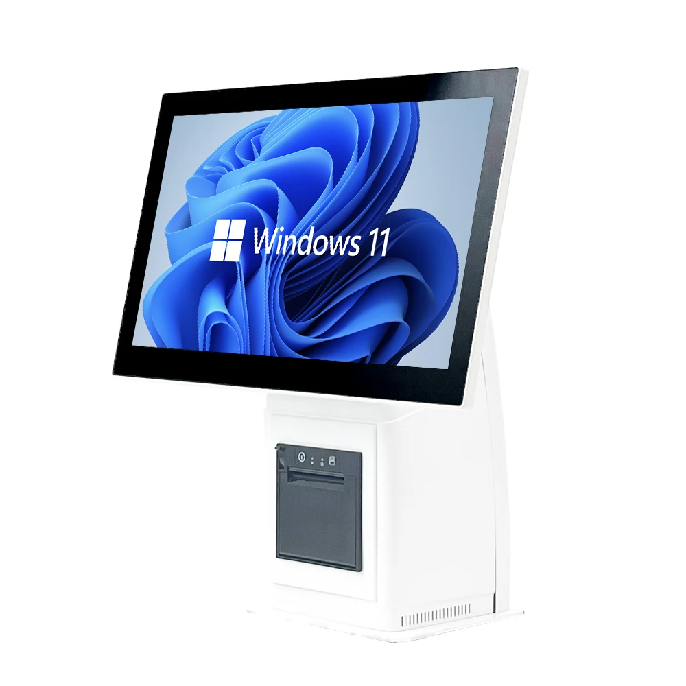 Новый двойной одноместный 15 6 Экран настольные системы Pos POS-машина все в одном POS-система кассовый аппарат