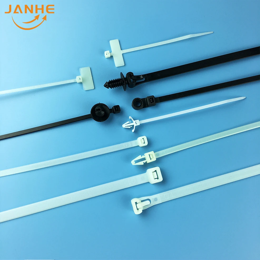 High quality manufacturers custom zip ties numbered cable ties self locking nylon cable zip ties