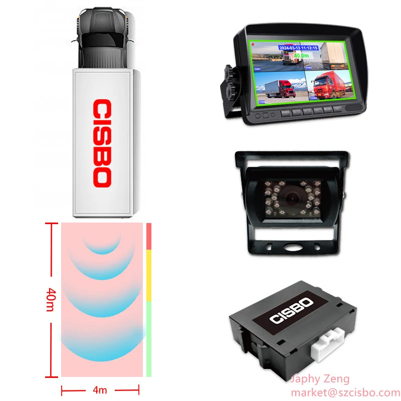 radar proximity warning system for heavy duty truck pwas system
