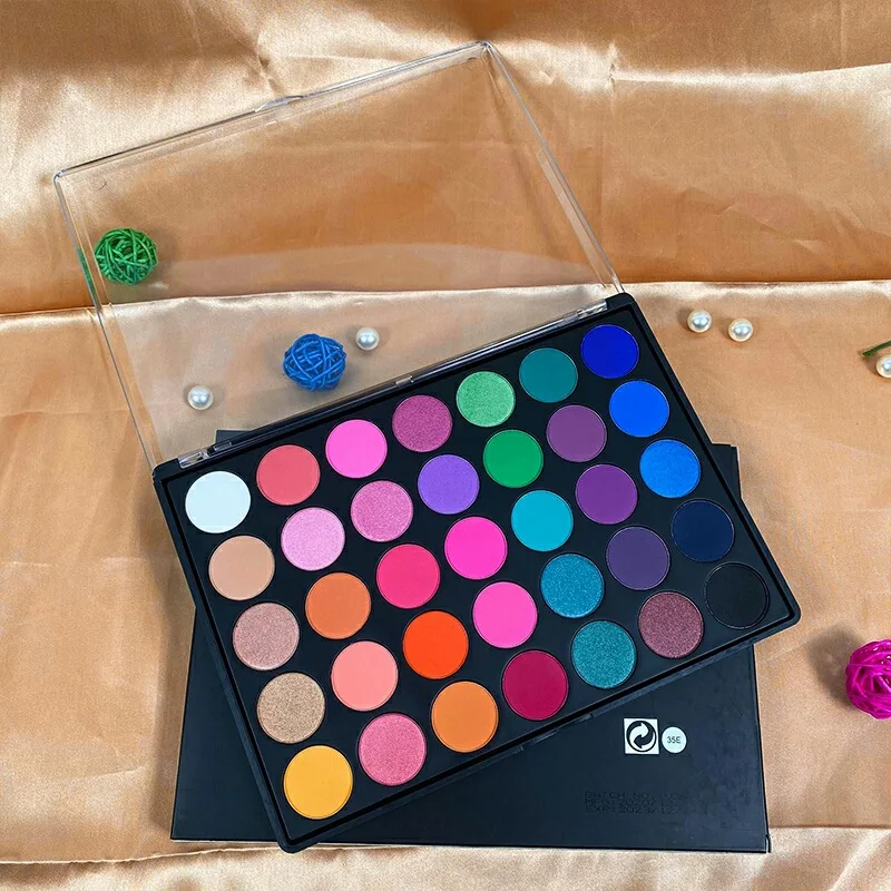 Eye Shadow Palette Eyeshadow Packaging Eye Shadow Pallets Private Label 35 Color Eyeshadow Makeup Cosmetic Packaging