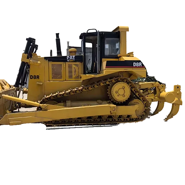 Поставка с завода бульдозер Caterpillar D8R подержанная оригинальная машина компонентами ядра двигателя Cummins низкая цена