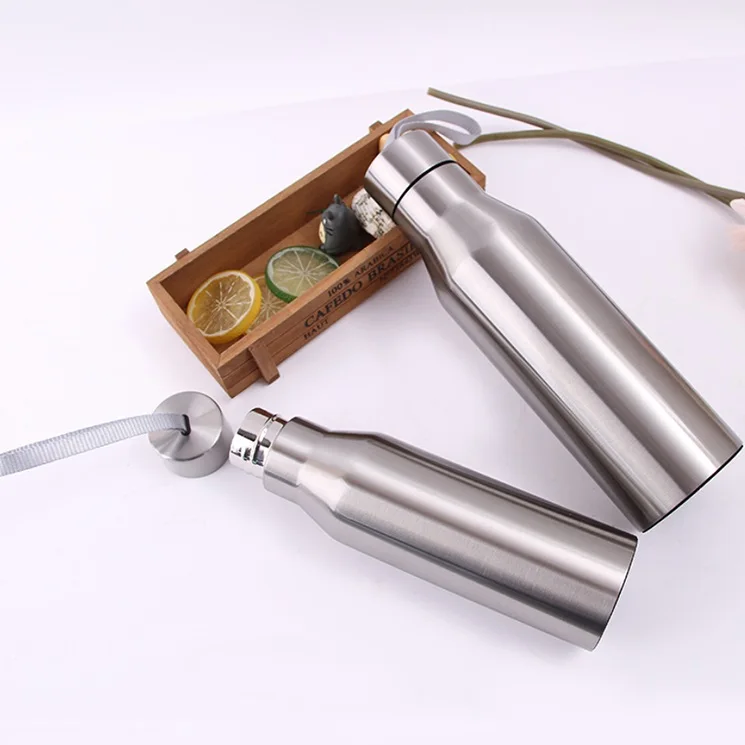 wholesale custom stainless steel aluminum alkaline water energy nano cooler flask with handle