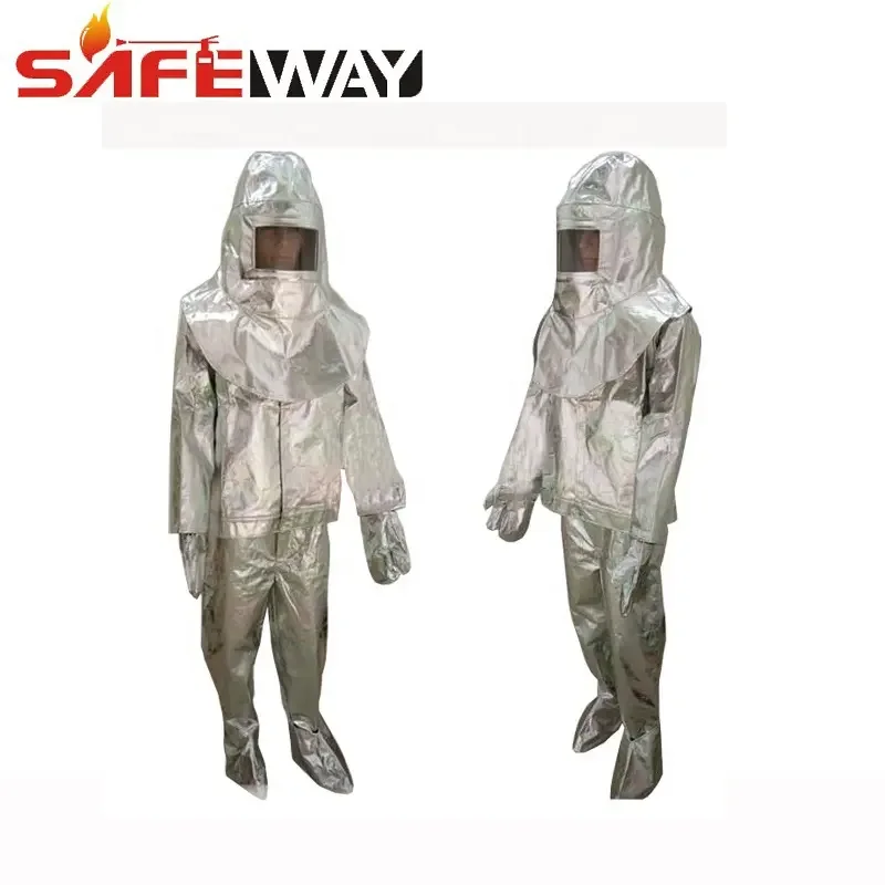 Chinese Factory Producing S-XXL Aluminum Fire Fighting protection Suit