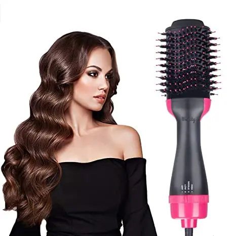 RTS in stock Dropshipping wholesale 5 in 1 hot air brush styler and dryer electric comb