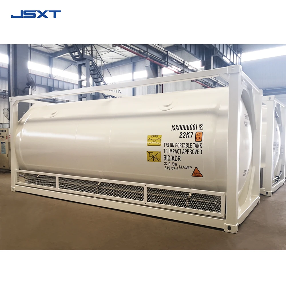 Factory direct T75 high quality portable cryogenic high pressure liquid oxygen LNG liquid oxygen tank container for sale