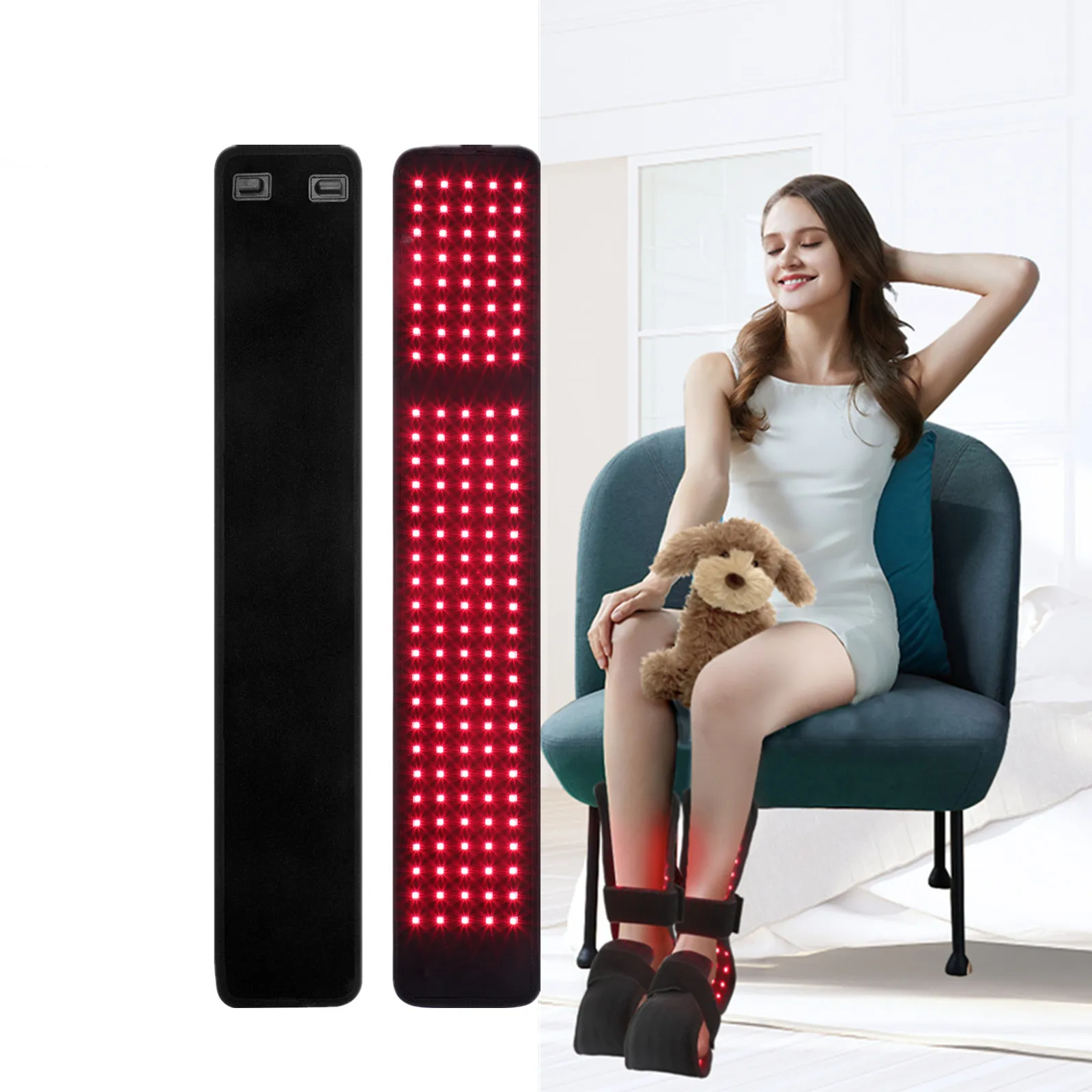 Red light pain relief light therapy for pain back pain relief heat belt physiotherapy heating pad