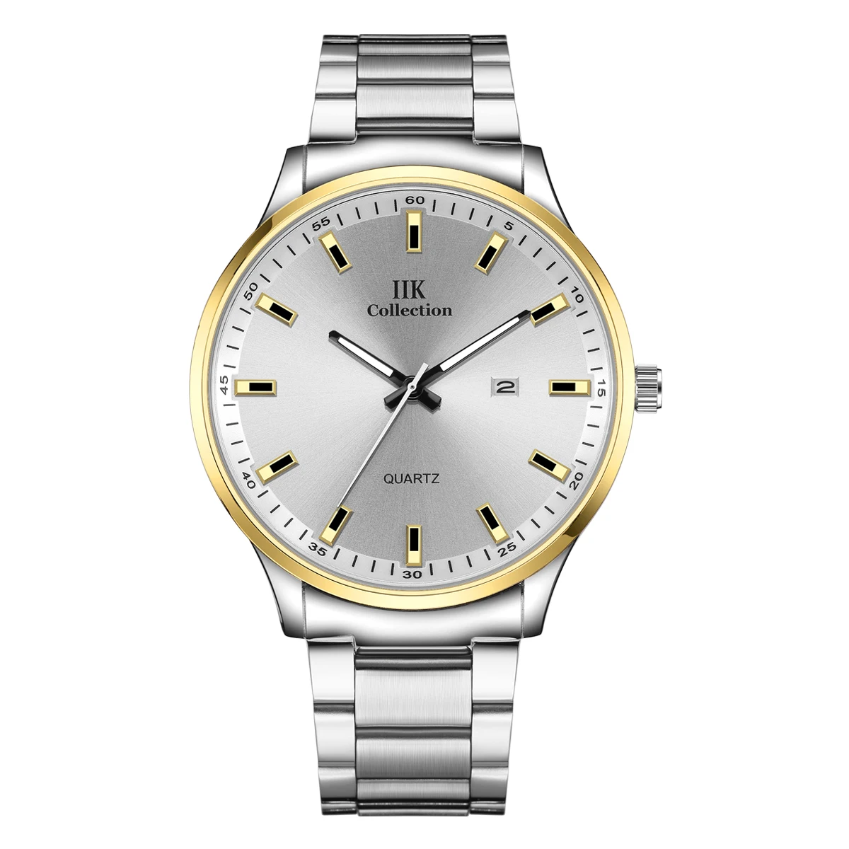 IIK Watch Gent Simple Black Dial 3Atm Ultra Thin Quartz Watch Relojes Hombre Wrist Watches For Men