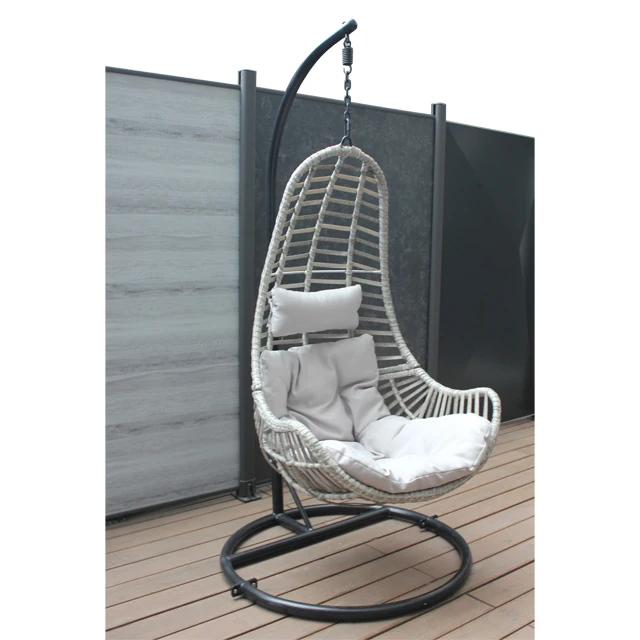 
Dercor New Arrival Outdoor Patio Egg Swing Chair and Original Design Patio Swings Hanging Chair 