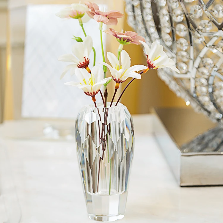 Лидер продаж, изящное украшение для цветов, высокая стеклянная ваза, большие винтажные вазы для свадьбы, центральный элемент, домашний декор
