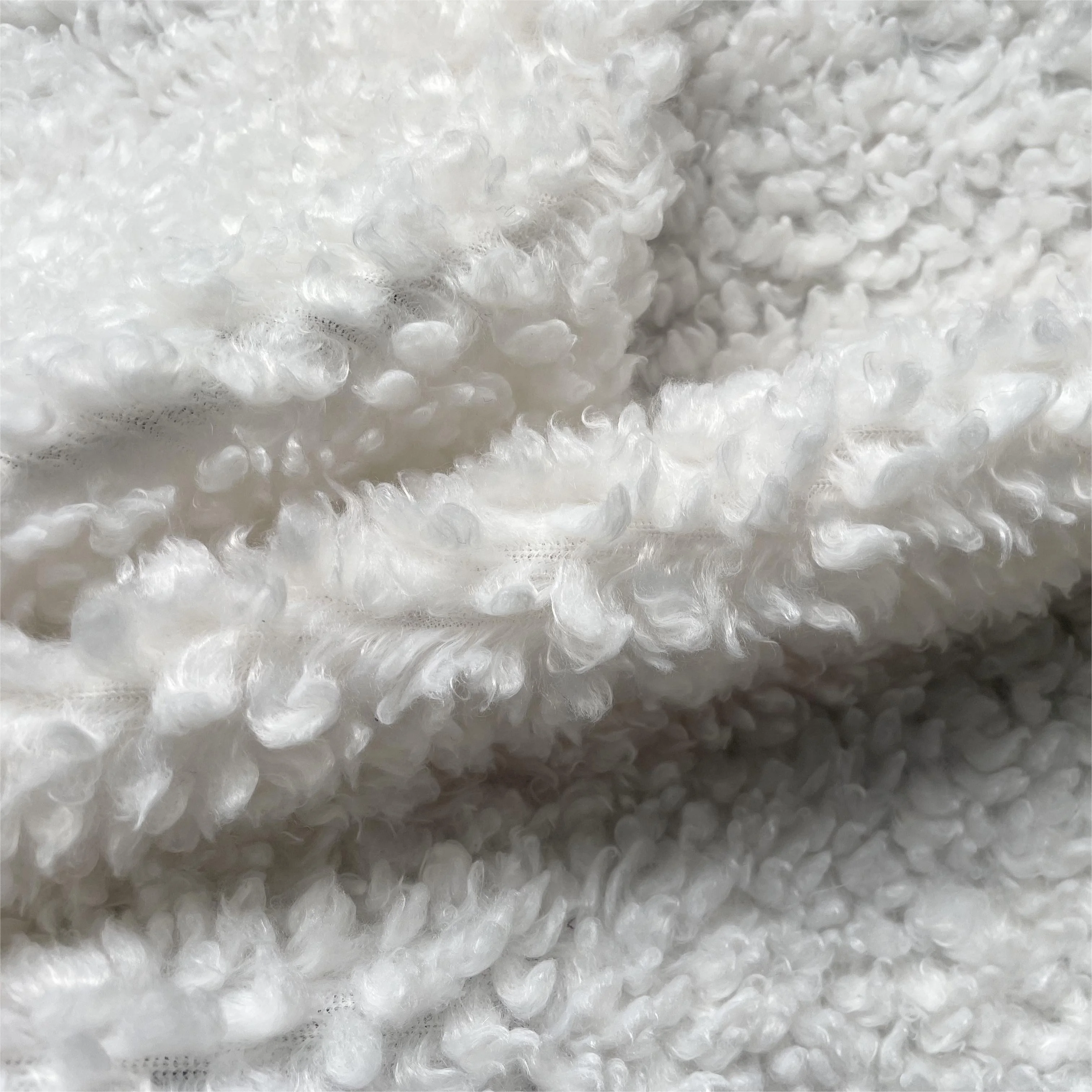 Плюшевая ткань из полиэстера искусственный ягненок флис изогнутая шерсть домашний текстиль коврик для домашних животных плюшевый