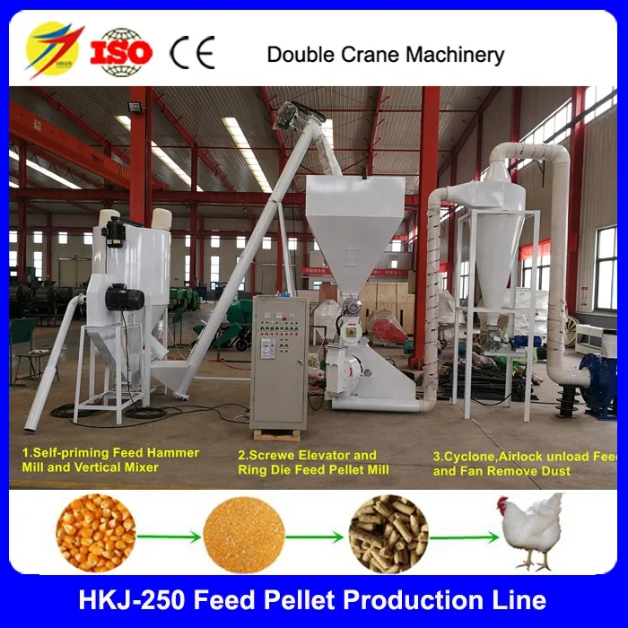 Small scale feed plant equipment animal feed mill production line equipment