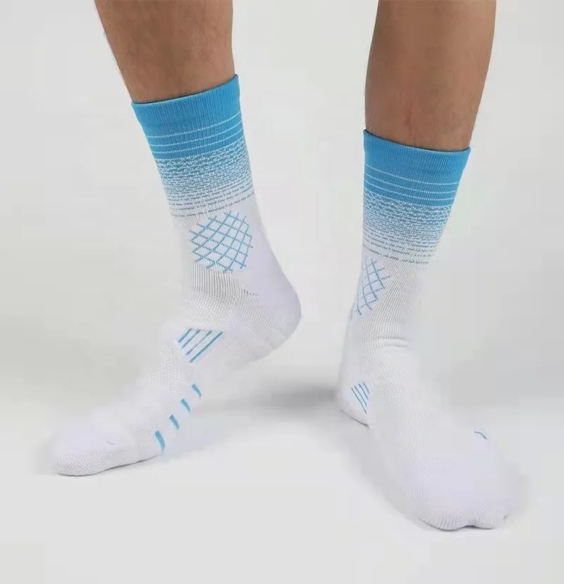 wholesale custom logo white tennis socks cushioned tennis sock baumwoll sports tennis socks in stock with terry