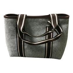 Organizer Carrying Purse Soft Felt Case with Ribbon Handles Large Gift Handbag for Women Men Girls Boys Unique Book Tote Bag