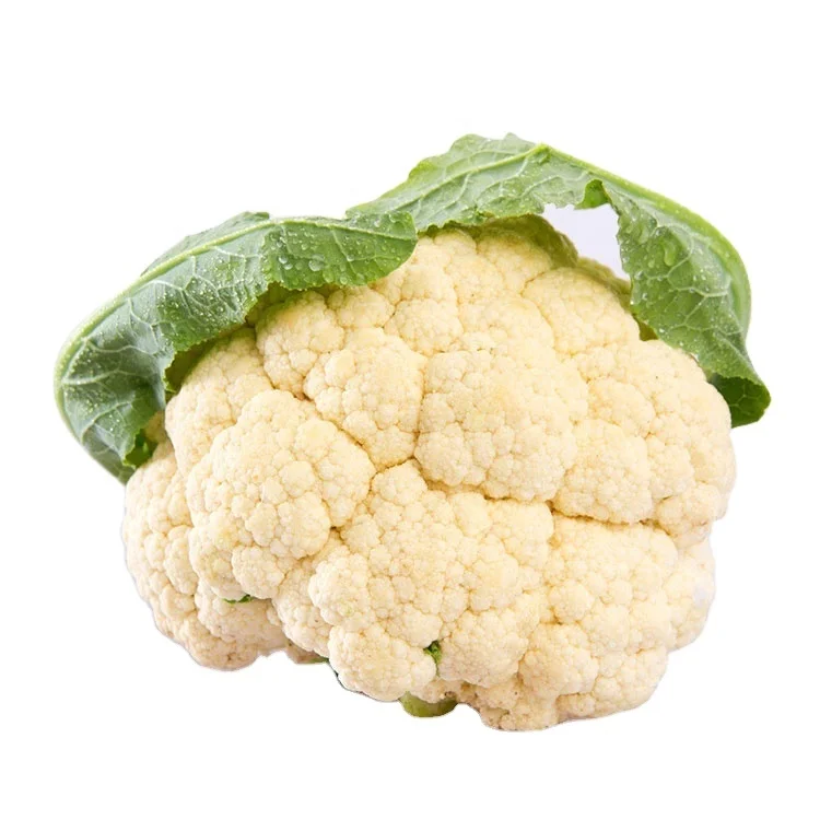 From Gansu China  green leaf Vegetatables White Cauliflower vegetables base delicious cauliflower
