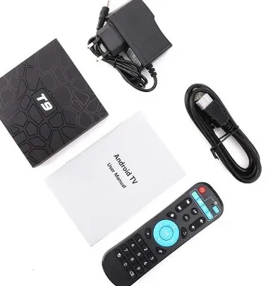 Fastest Delivery T9 Smart TV BOX Rockchip RK3318 Android 9.0 Media Player Smart 4K Android 9.0 Set Top Box