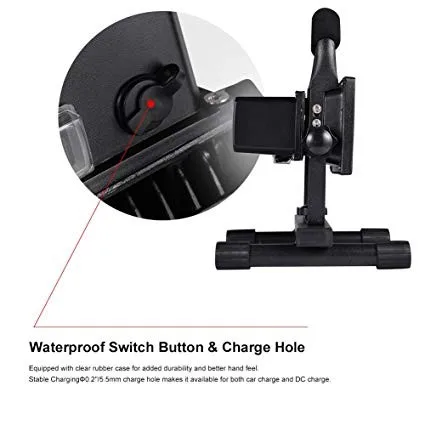 Waterproof 60W Halogen Equivalent Mobile Flood Lamp Portable 600lm 10W Rechargeable LED Work Light