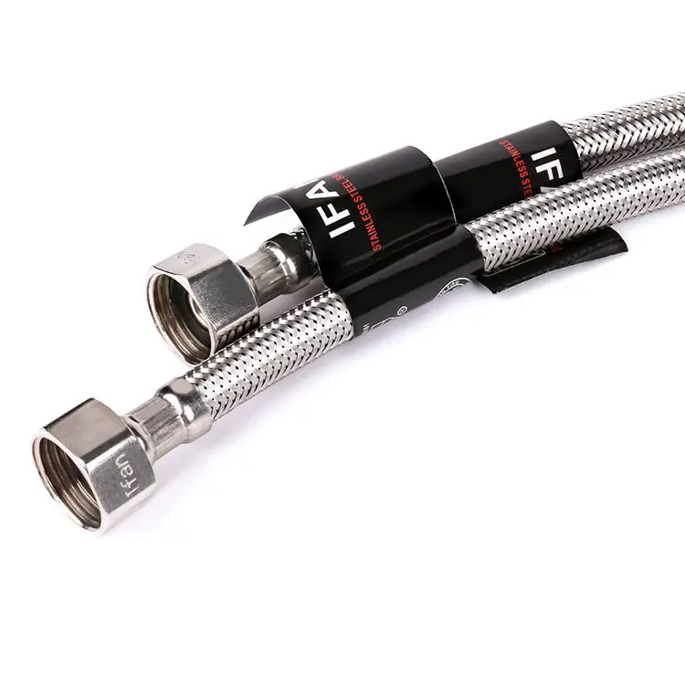 IFAN Factory Supply Heater Connector Braided Hose Toilet Flexible Hose Bathroom Basin Plumbing Hose