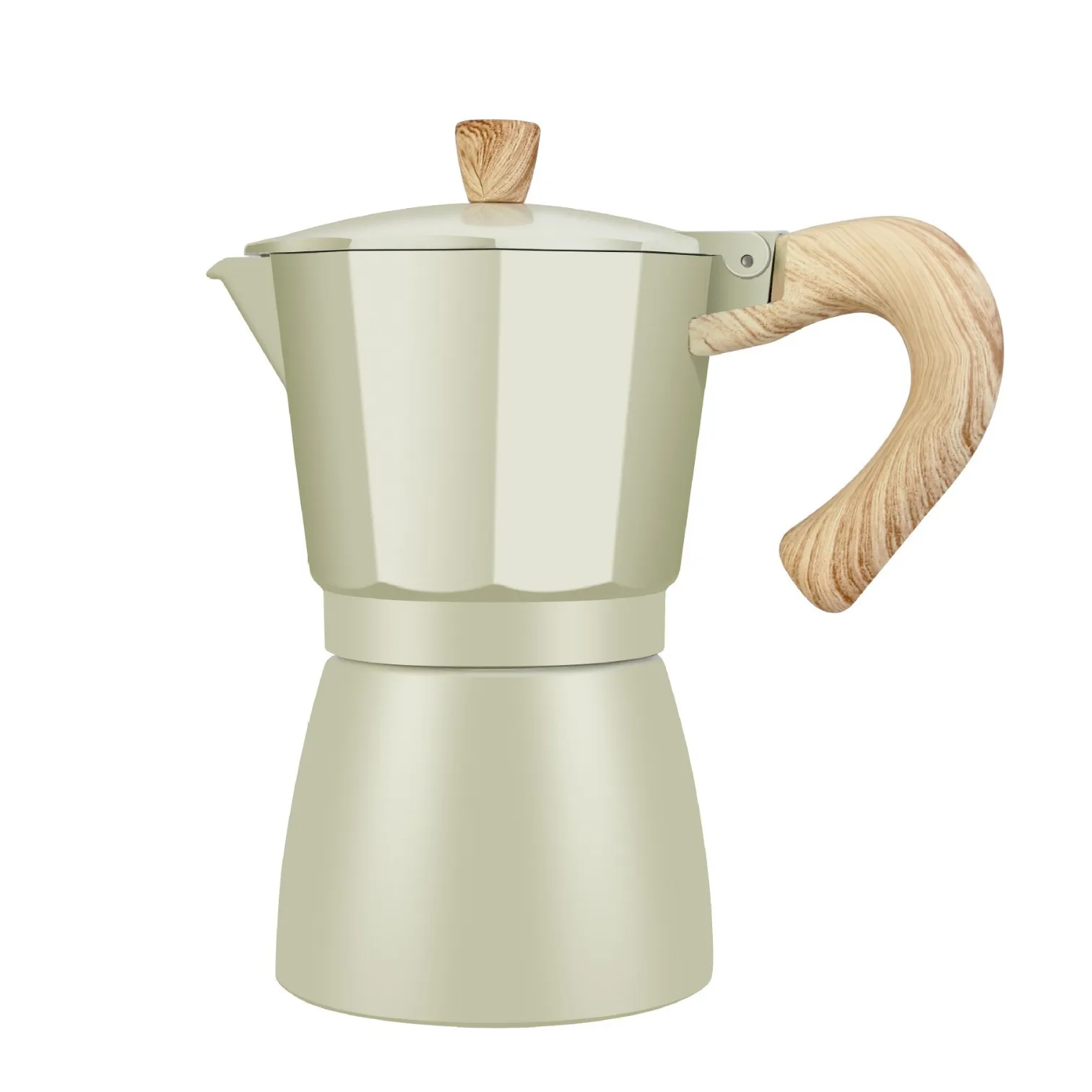 Travel Metal Gift Household Shape Insulated Kettle Arabic Coffee Pot With Wood Handle