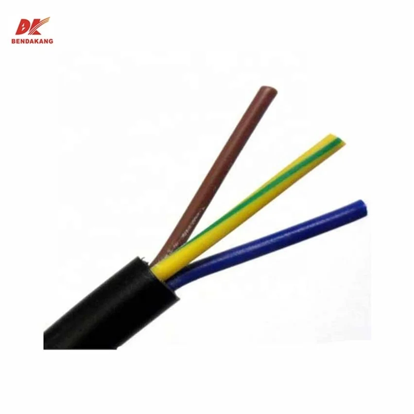H05VV-F 2.5mm 3 Core Black Cable Flexible 3183Y