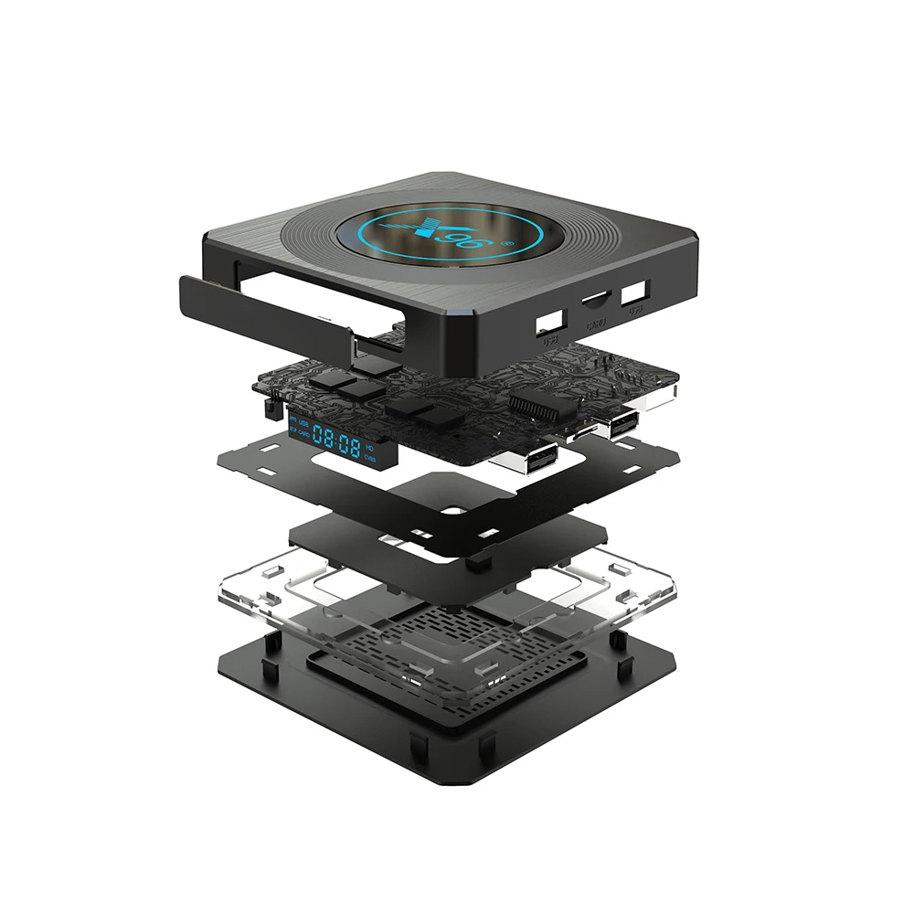 X96 Max X4 Amlogic S905X4 4GB RAM 32GB ROM 1000M LAN 2.4GHz 5GHz AC Wifi BT4.1 Android TV Box 8K Video Codec Android 11