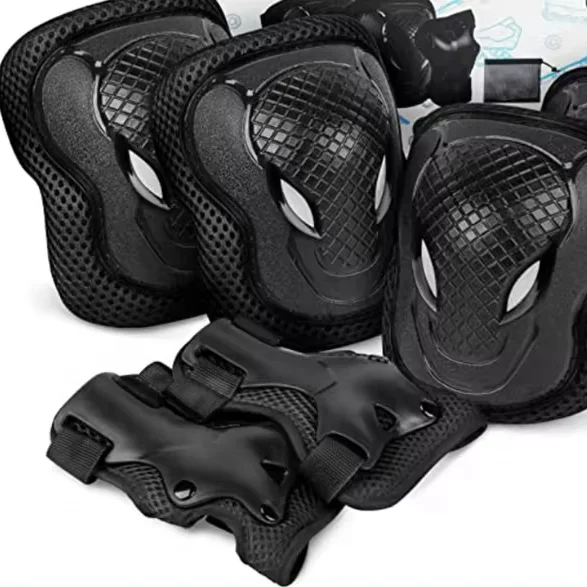 EN14120 Standard PP strong shell elbow Protection Skate kids skate protection sets for roller skating sports knee pads