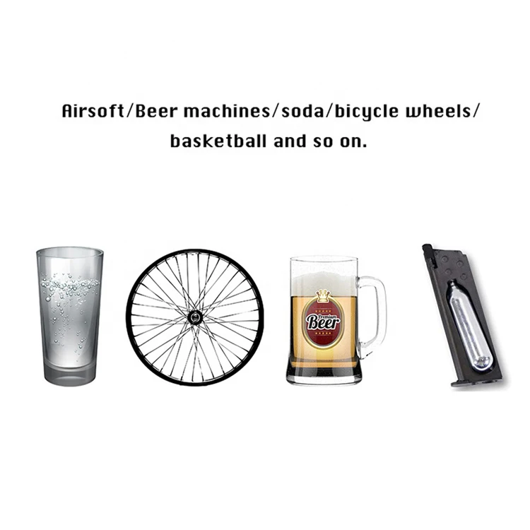 13 years of factory production co2 cylinder beverafe 8g12g16g-88g disposable co2 cylinder free refill cylinder co2