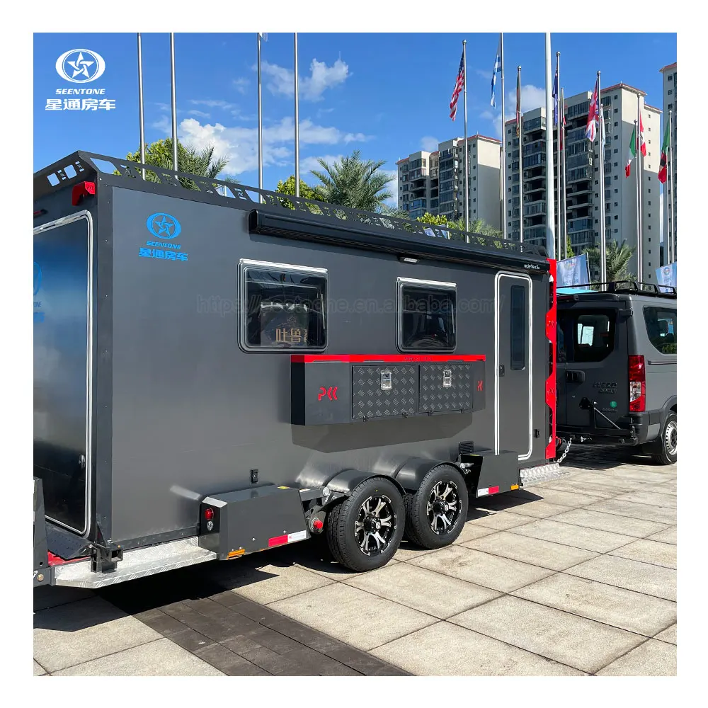 Многофункциональный удобный Большой Космический автомобильный прицеп rv внедорожный караван camper дорожный Игрушечный Грузовик