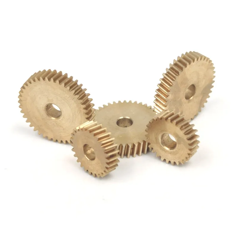 Custom Buy Small  Brass Helical Gear