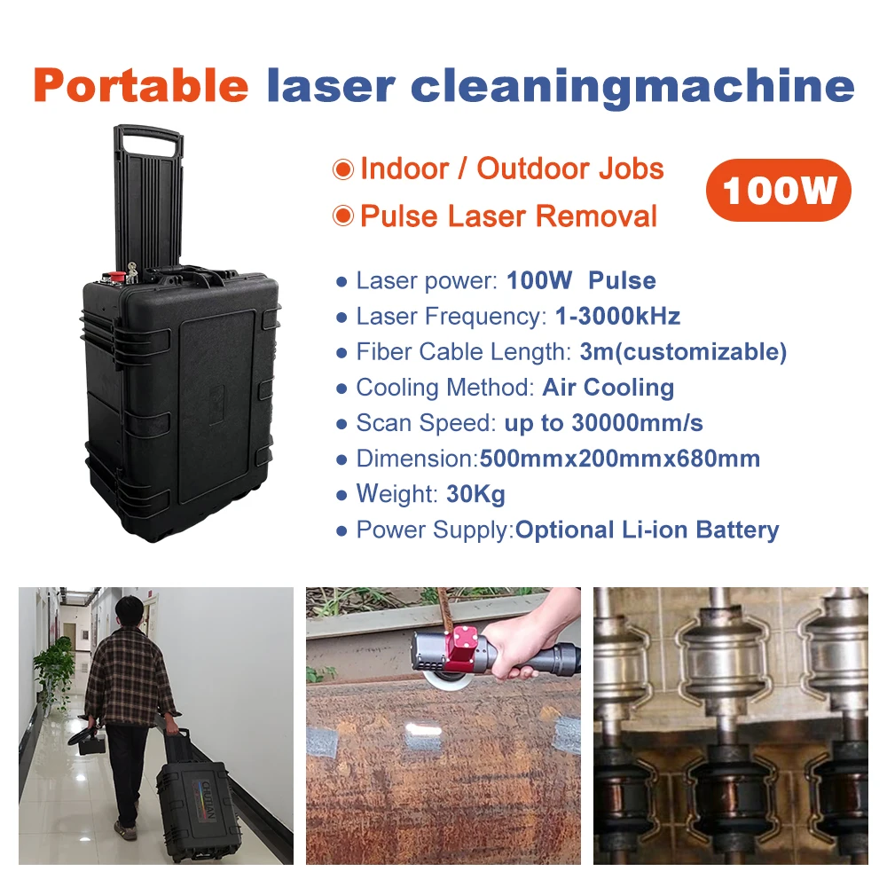 rebar rust remover laser gun