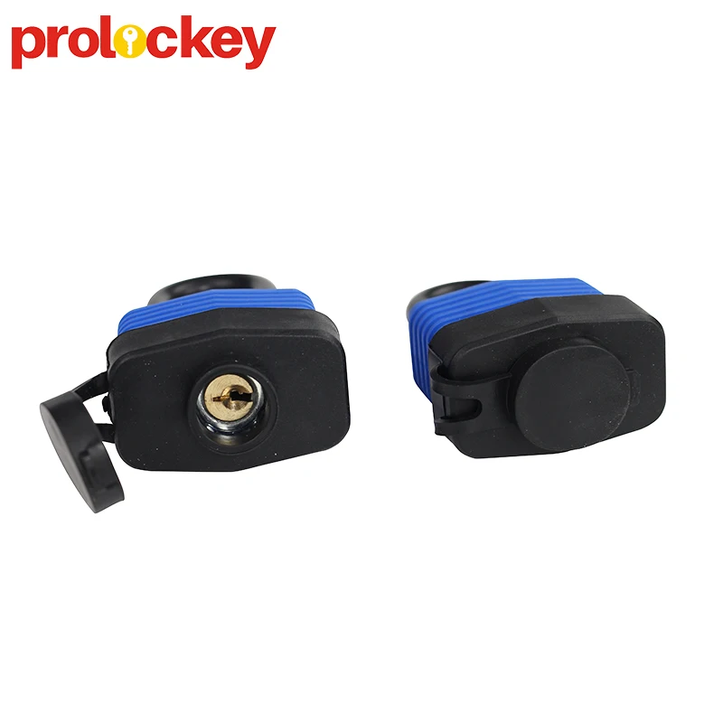 Customizable ABS Shell Color Rubber Cover Waterproof Laminated Safety Padlock